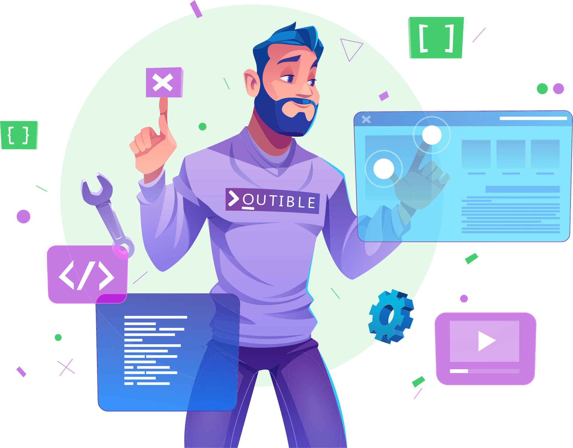 The Web Design Outible Man